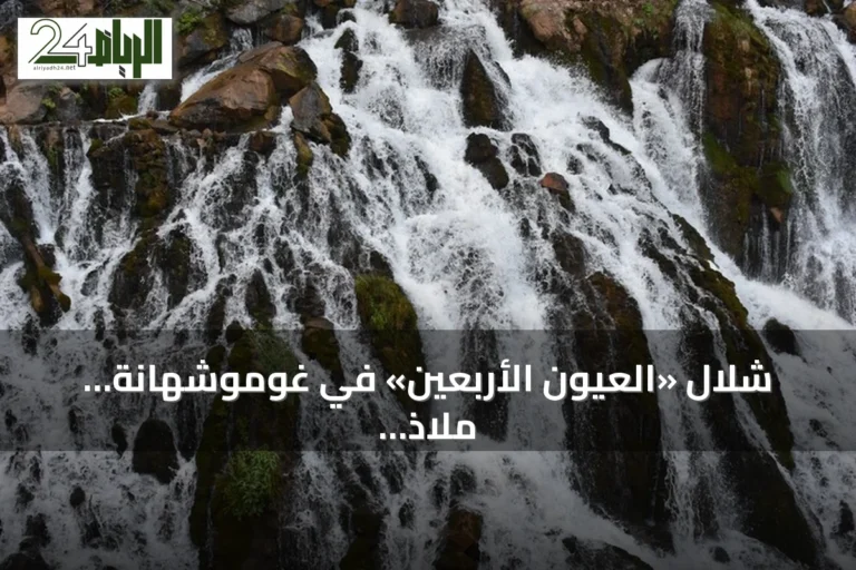 شلال «العيون الأربعين» في غوموشهانة… ملاذ منعش لعشاق الطبيعة