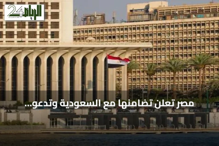 مصر تُعلن تضامنها مع السعودية وتدعو لحماية الملاحة بعد استهداف سفينة