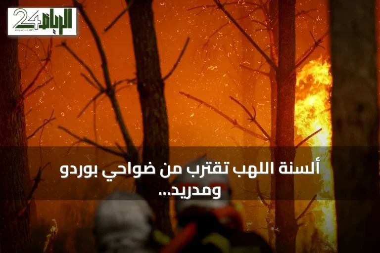 ألسنة اللهب تقترب من ضواحي بوردو ومدريد تشهد أسوأ حرائق في تاريخها
