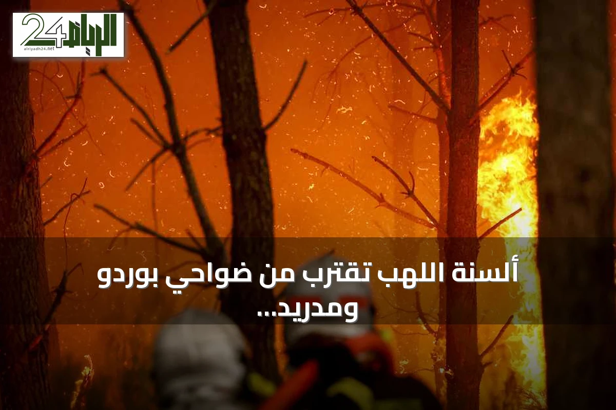 ألسنة اللهب تقترب من ضواحي بوردو ومدريد تشهد أسوأ حرائق في تاريخها