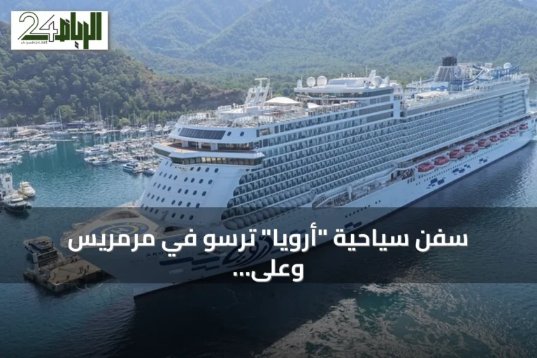 سفن سياحية "أرويا" ترسو في مرمريس وعلى متنها 2540 سائحًا