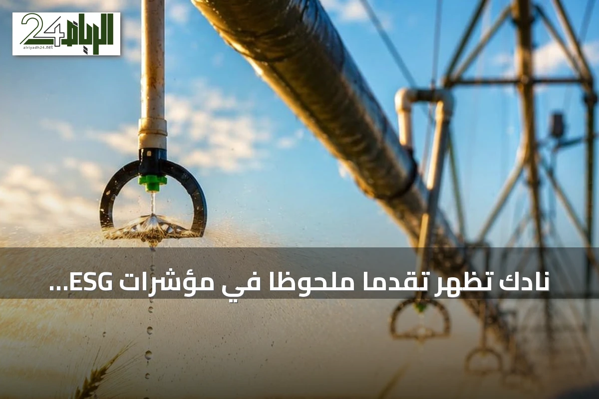نادك تُظهر تقدمًا ملحوظًا في مؤشرات ESG خلال 2025