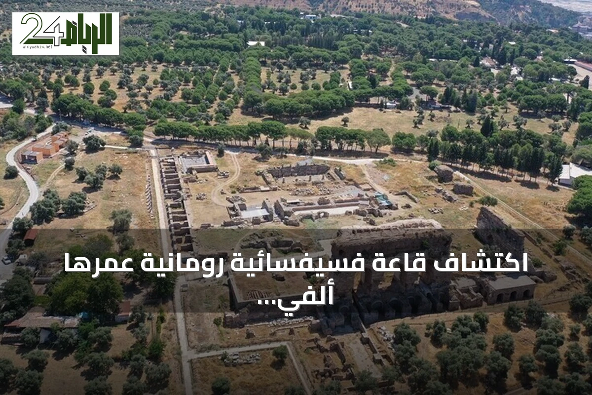 اكتشاف قاعة فسيفسائية رومانية عمرها ألفي عام في مدينة تراليس بآيدن