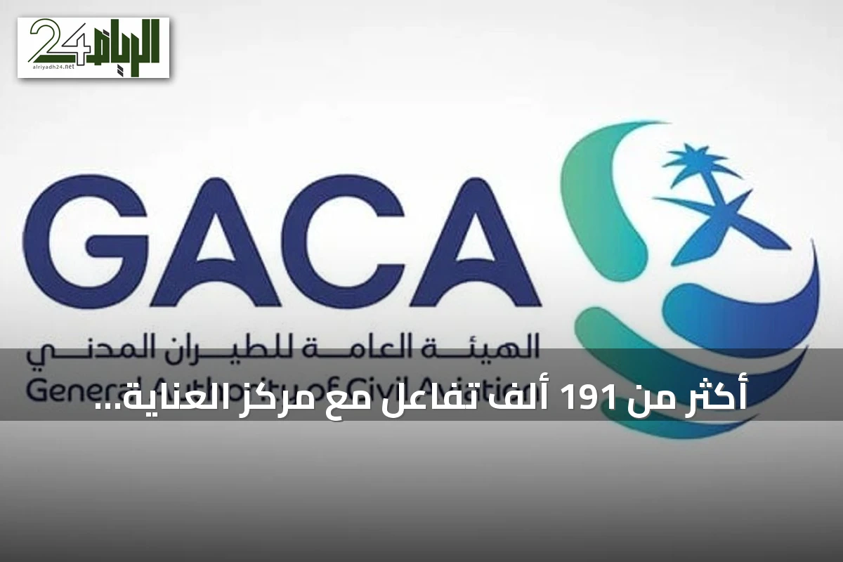 أكثر من 191 ألف تفاعل مع مركز العناية بالمستفيدين في الطيران المدني خلال النصف الأول من 2026