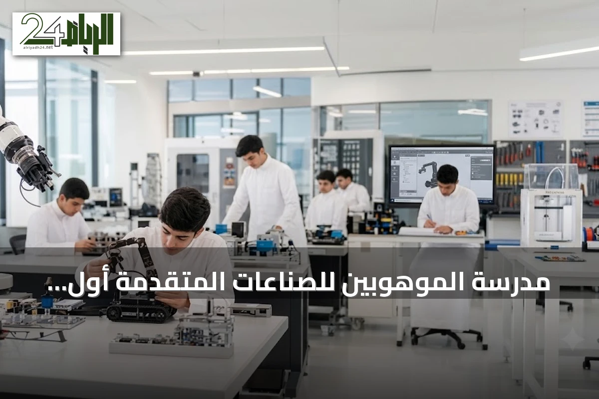 مدرسة الموهوبين للصناعات المتقدمة أول ثانوية متخصصة في السعودية