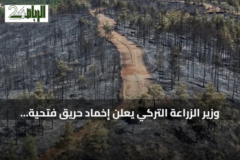 وزير الزراعة التركي يعلن إخماد حريق فتحية والسيطرة على حرائق متعددة
