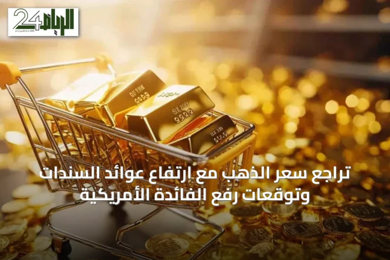 تراجع سعر الذهب مع ارتفاع عوائد السندات وتوقعات رفع الفائدة الأمريكية
