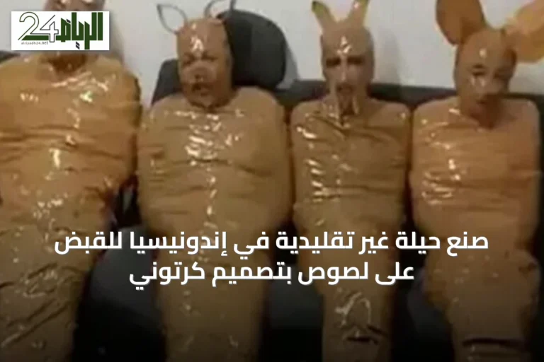 صُنع حيلة غير تقليدية في إندونيسيا للقبض على لصوص بتصميم كرتوني