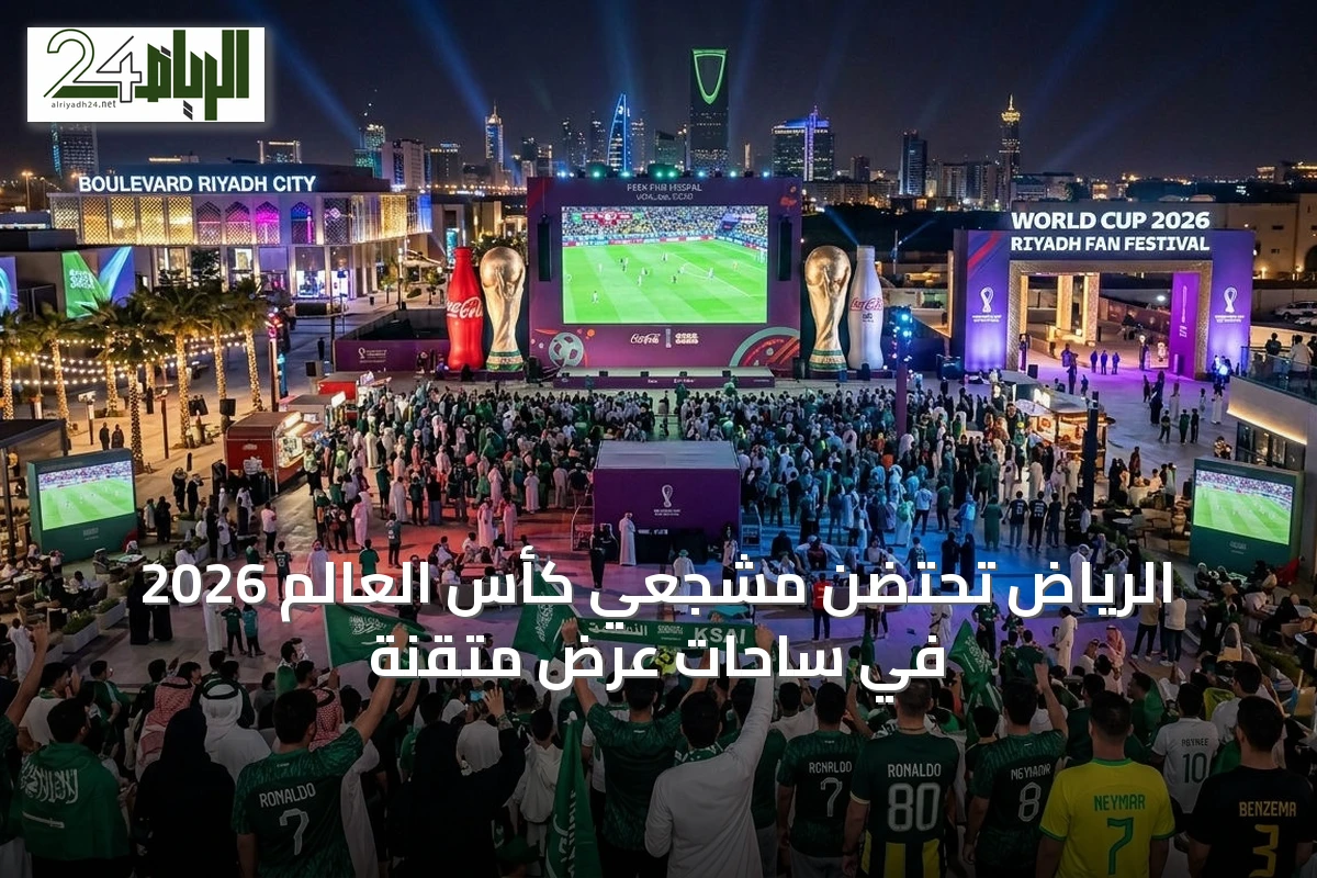 الرياض تحتضن مشجعي كأس العالم 2026 في ساحات عرض متقنة