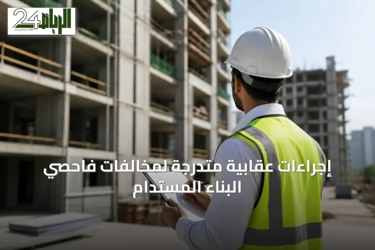 إجراءات عقابية متدرجة لمخالفات فاحصي البناء المستدام