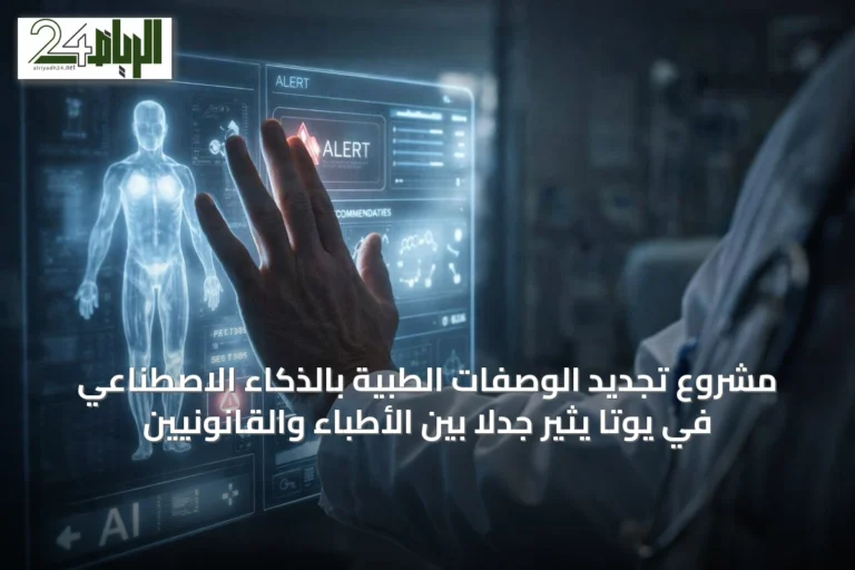 مشروع تجديد الوصفات الطبية بالذكاء الاصطناعي في يوتا يثير جدلاً بين الأطباء والقانونيين