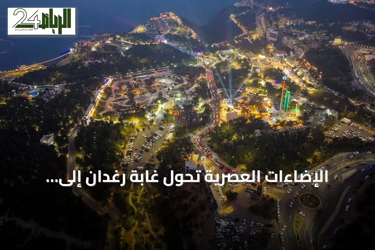 الإضاءات العصرية تحوّل غابة رغدان إلى لوحة بصرية آسرة في صيف الباحة 2026