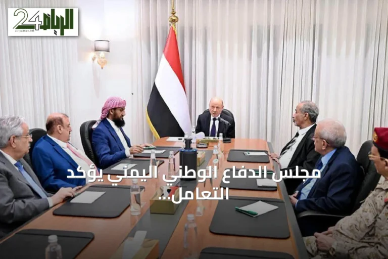 مجلس الدفاع الوطني اليمني يؤكد التعامل بحزم مع أي انتهاك جديد لسيادة البلاد