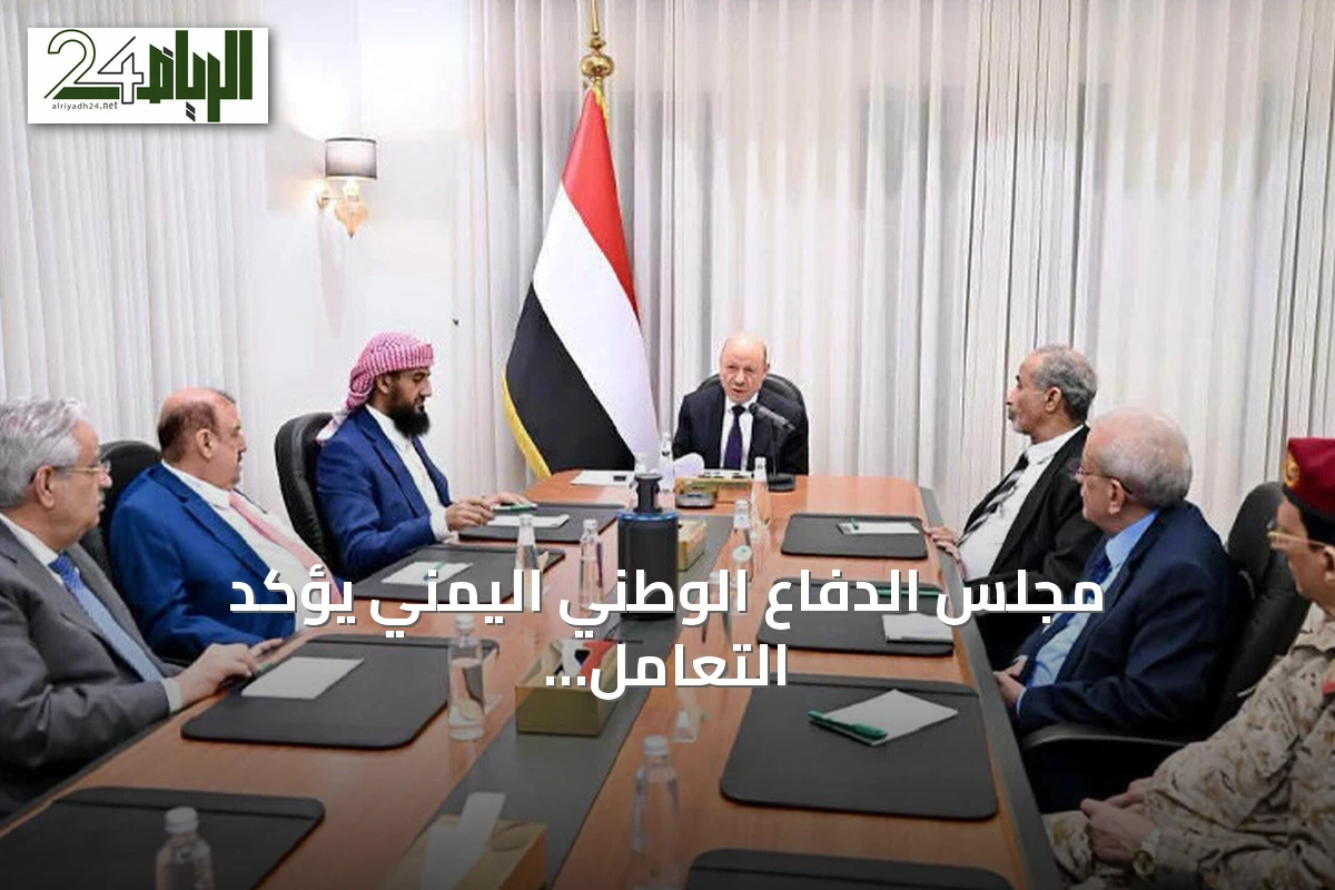 مجلس الدفاع الوطني اليمني يؤكد التعامل بحزم مع أي انتهاك جديد لسيادة البلاد