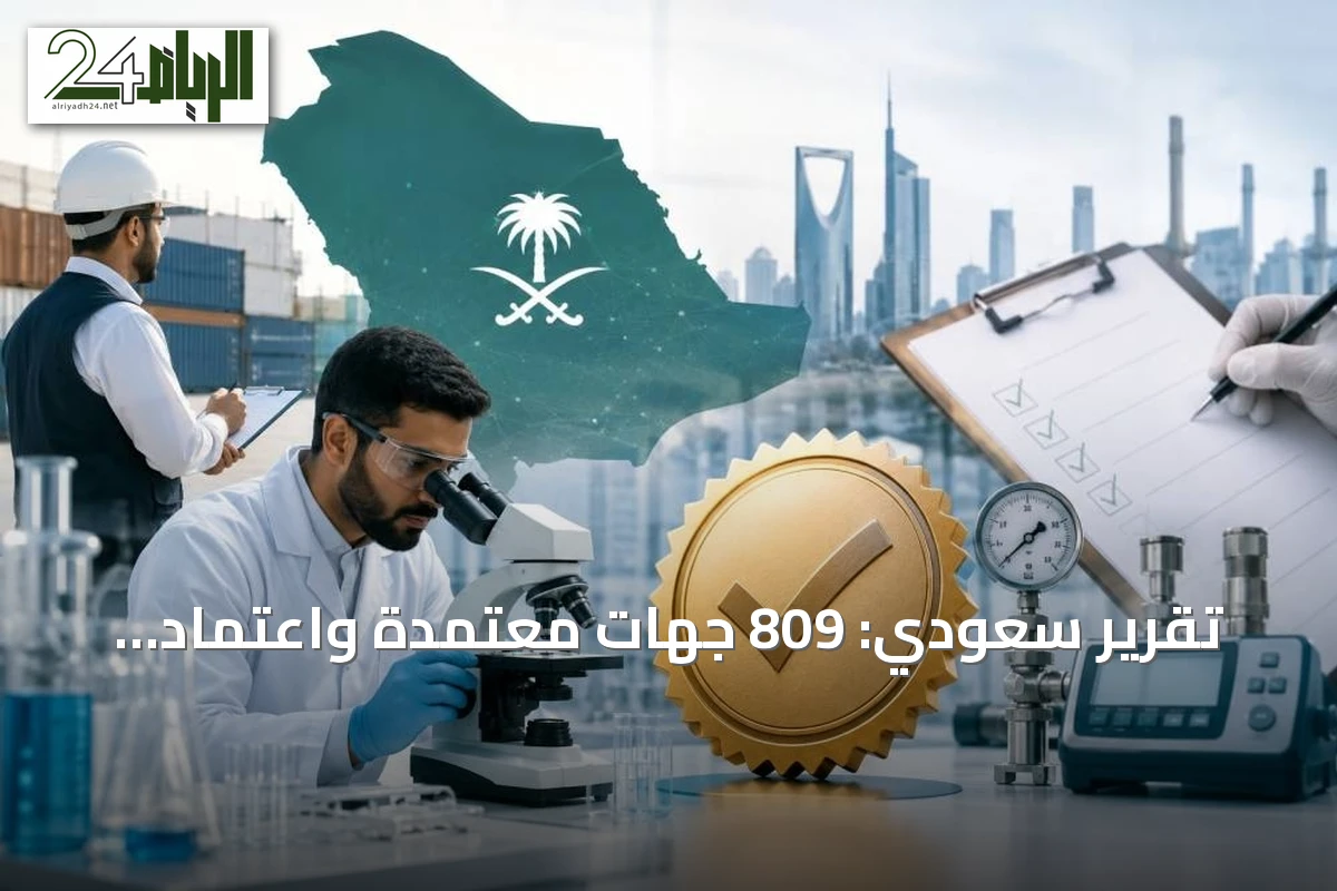 تقرير سعودي: 809 جهات معتمدة واعتماد المختبرات يستحوذ على الحصة الأكبر
