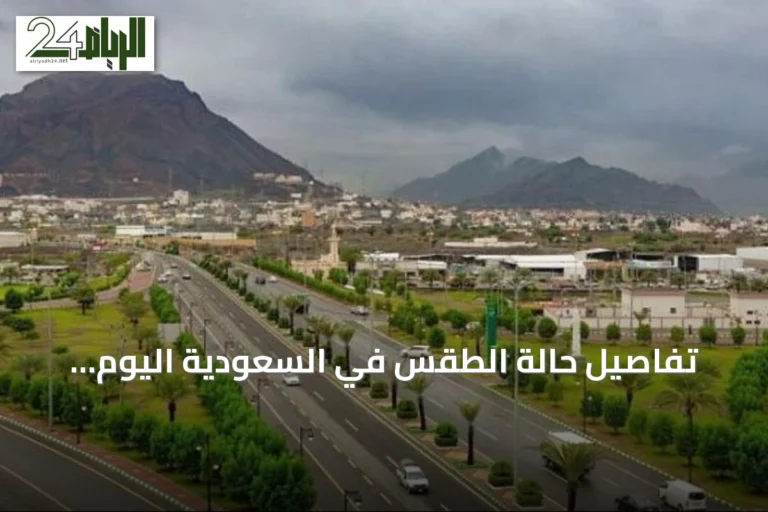 تفاصيل حالة الطقس في السعودية اليوم: أمطار رعدية ورياح نشطة