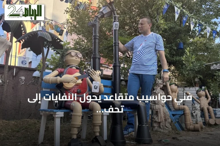 فني حواسيب متقاعد يحوّل النفايات إلى تحف فنية في زونغولداق التركية