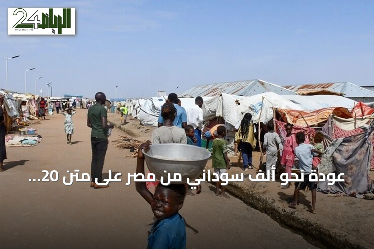 عودة نحو ألف سوداني من مصر على متن 20 حافلة ضمن برنامج طوعي