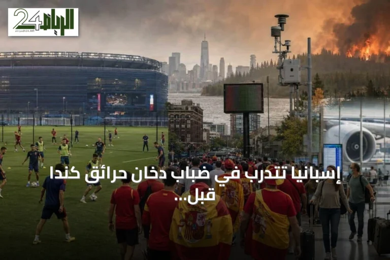 إسبانيا تتدرب في ضباب دخان حرائق كندا قبل نهائي مونديال 2026