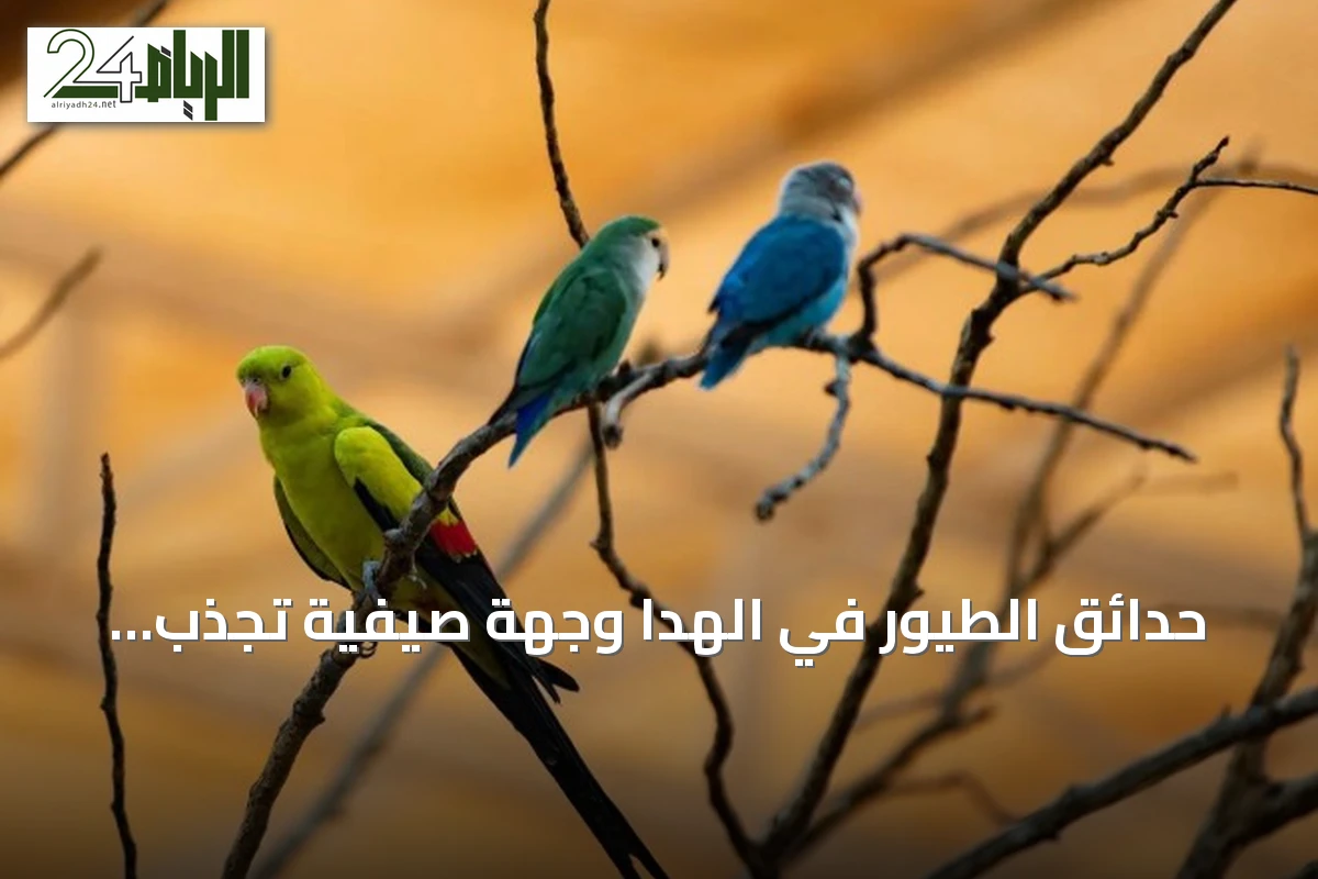 حدائق الطيور في الهدا وجهة صيفية تجذب سياح الطائف