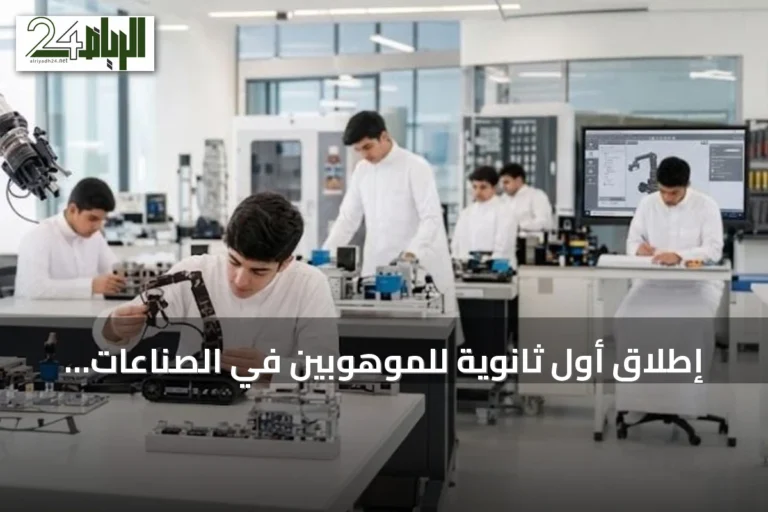 إطلاق أول ثانوية للموهوبين في الصناعات المتقدمة مع بدء العام الدراسي الجديد