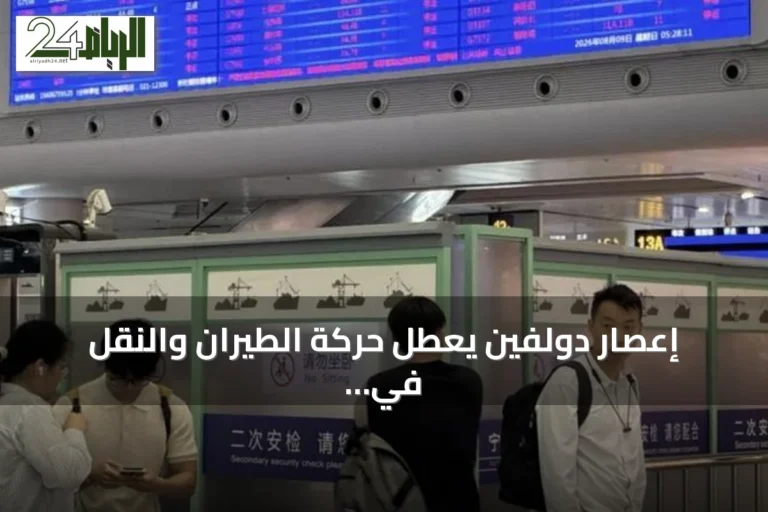 إعصار دولفين يعطل حركة الطيران والنقل في شرق الصين