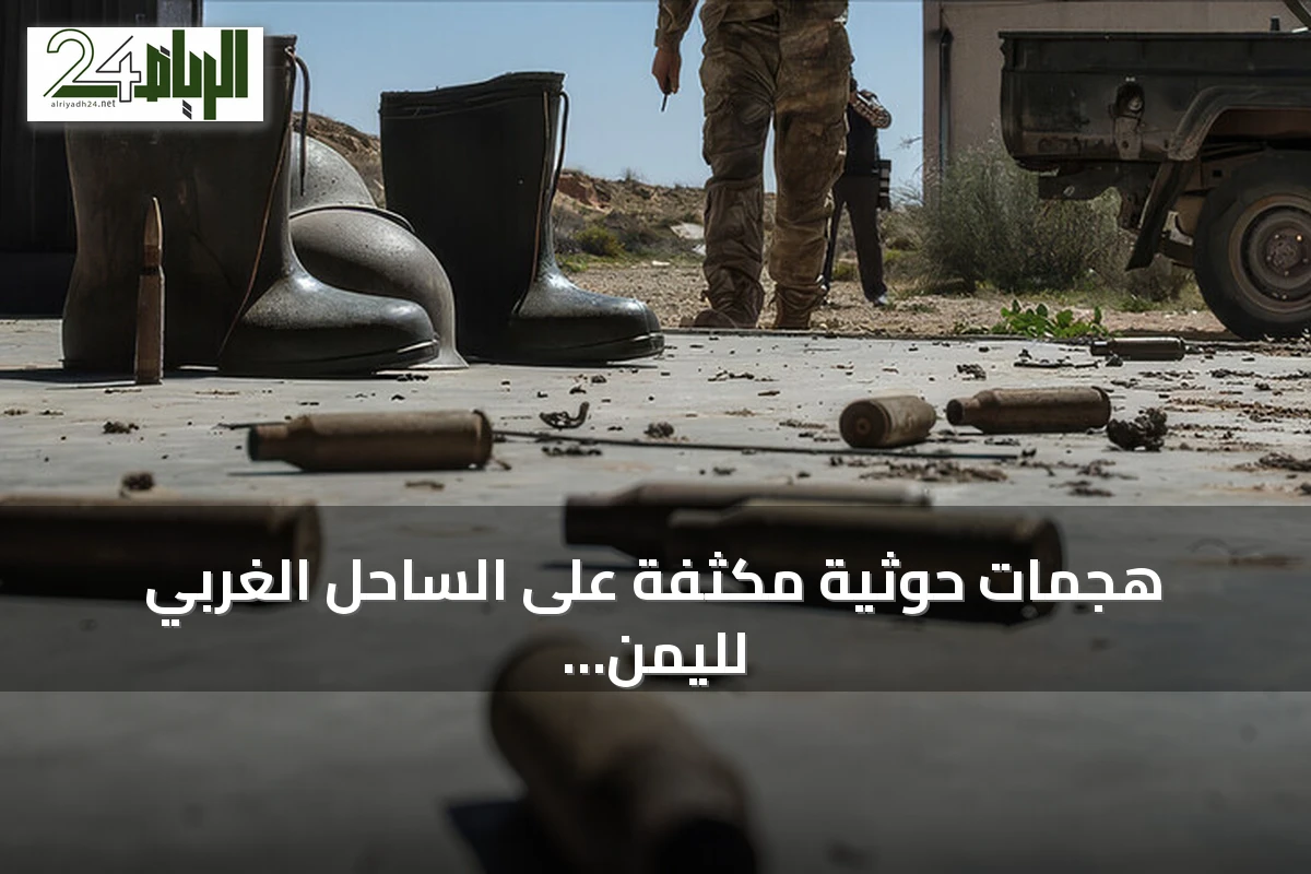 هجمات حوثية مكثفة على الساحل الغربي لليمن بـ10 صواريخ و4 مسيرات