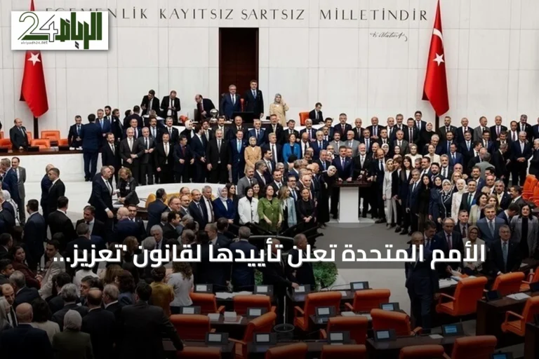 الأمم المتحدة تعلن تأييدها لقانون 'تعزيز التضامن الوطني' ضمن مسار 'تركيا بلا إرهاب'