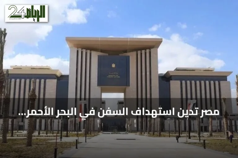 مصر تدين استهداف السفن في البحر الأحمر وتنفي تسجيل السفينة المعتدى عليها لديها