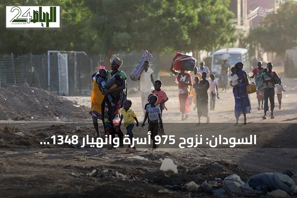 السودان: نزوح 975 أسرة وانهيار 1348 منزلاً بسبب الأمطار والفيضانات في شمال دارفور