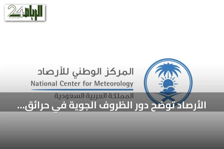 الأرصاد توضح دور الظروف الجوية في حرائق الغطاء النباتي وتعمل مع المركز الإقليمي للتغير المناخي