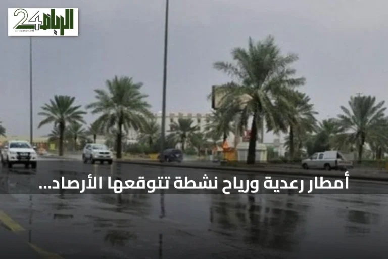 أمطار رعدية ورياح نشطة تتوقعها الأرصاد على جنوب وغرب السعودية