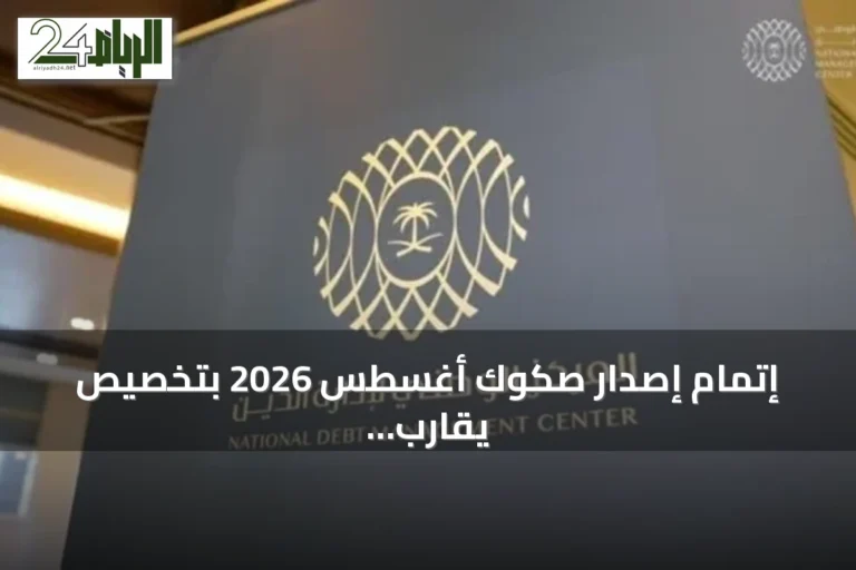 إتمام إصدار صكوك أغسطس 2026 بتخصيص يقارب 9.5 مليار ريال