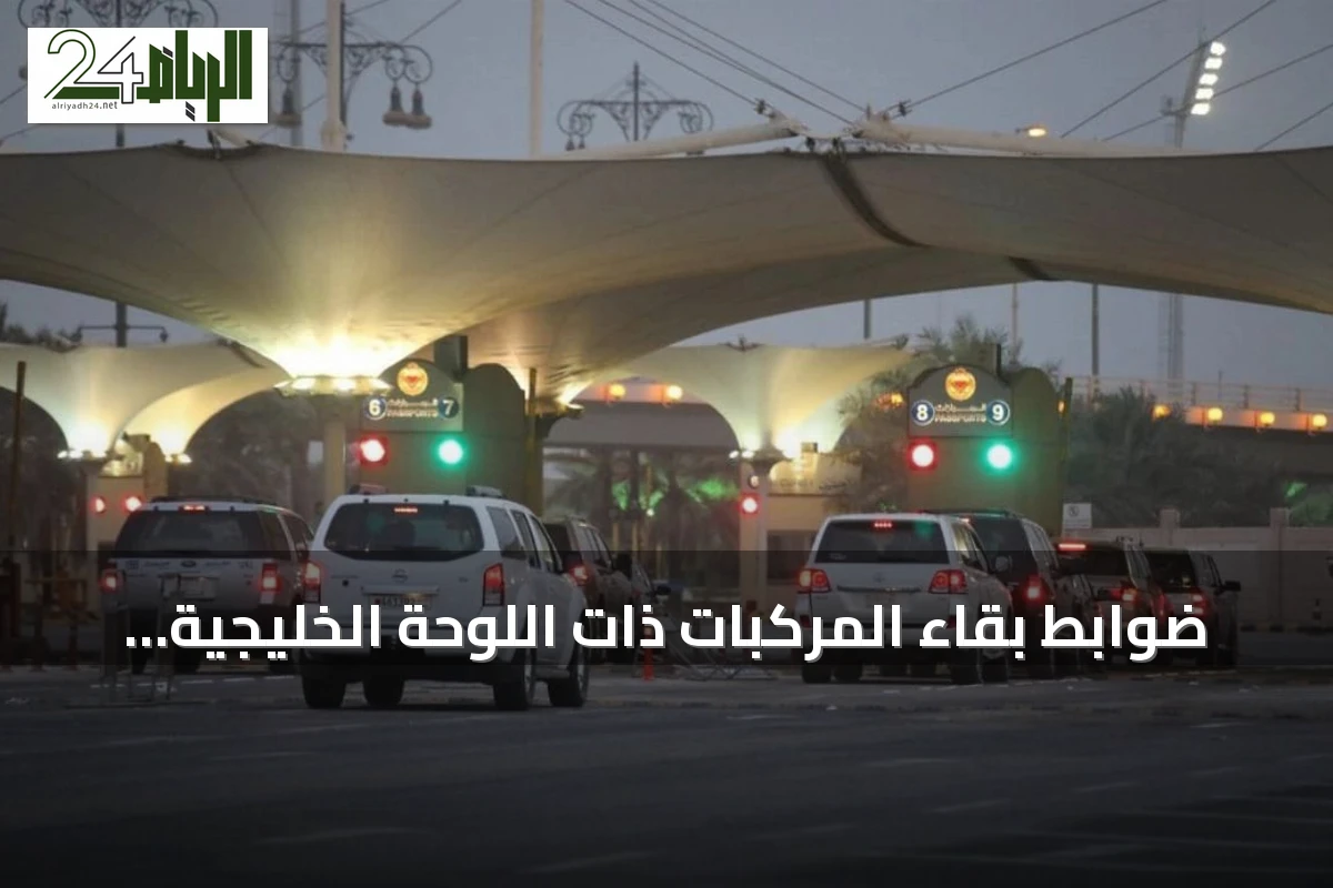 ضوابط بقاء المركبات ذات اللوحة الخليجية داخل المملكة: 90 يوماً وغرامة تصل إلى 2000 ريال