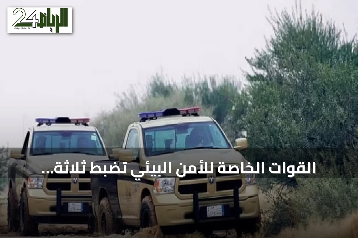 القوات الخاصة للأمن البيئي تضبط ثلاثة مخالفين لاستغلال الرواسب في المنطقة الشرقية