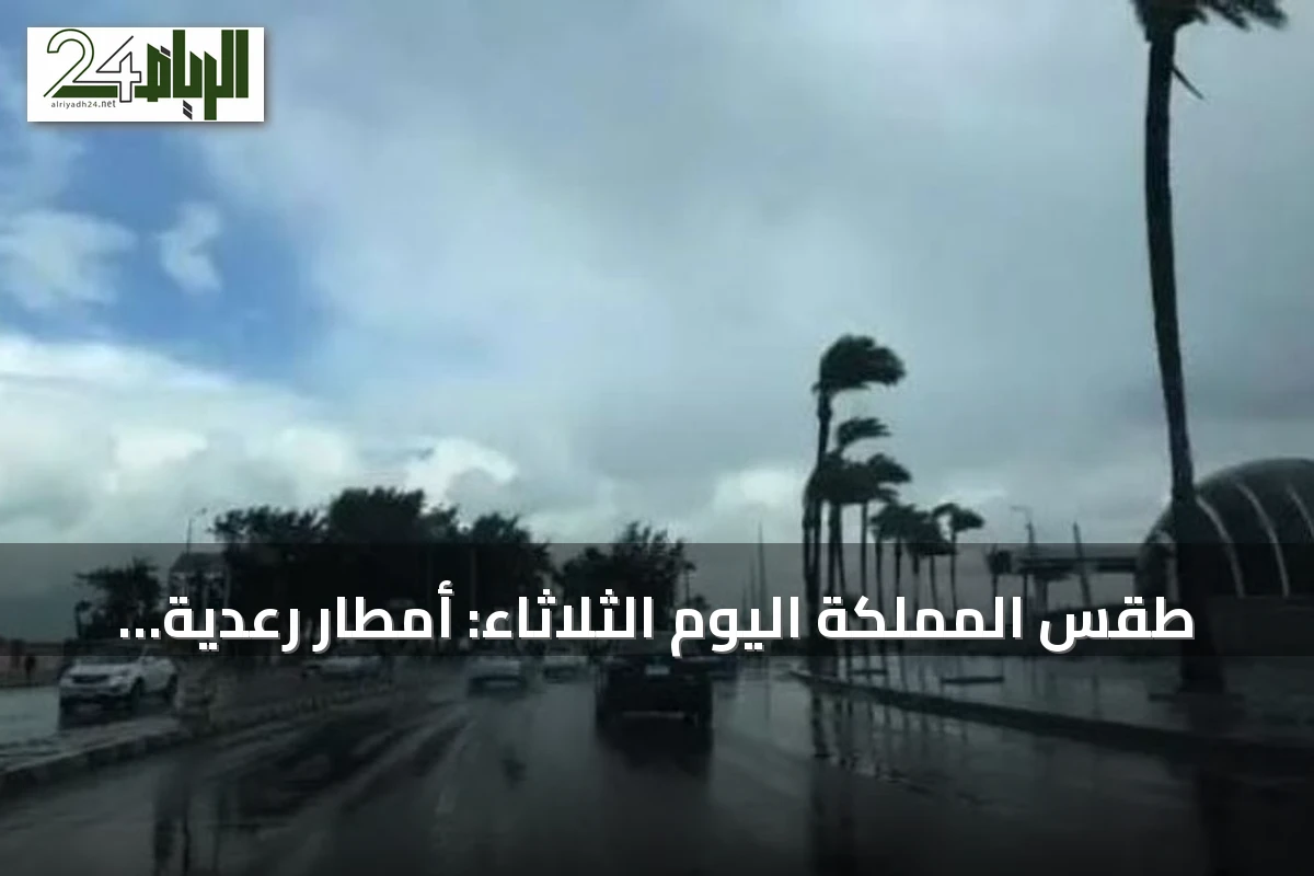 طقس المملكة اليوم الثلاثاء: أمطار رعدية وزخات برد ورياح نشطة على عدة مناطق