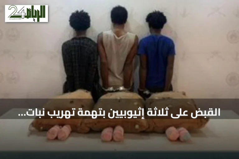 القبض على ثلاثة إثيوبيين بتهمة تهريب نبات القات المخدر في عسير