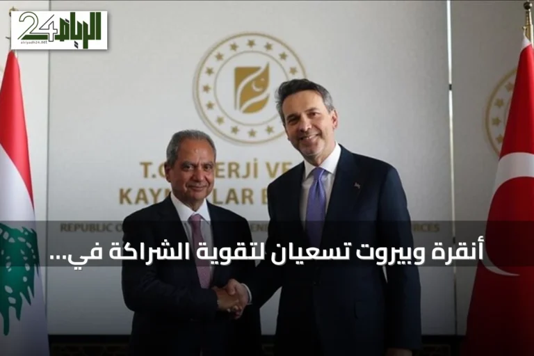 أنقرة وبيروت تسعيان لتقوية الشراكة في قطاع الطاقة
