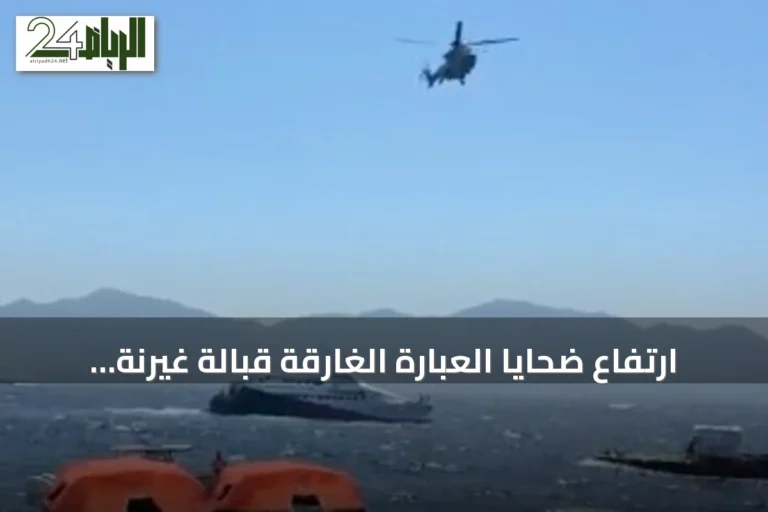 ارتفاع ضحايا العبّارة الغارقة قبالة غيرنة إلى 12 بعد انتشال جثمانين