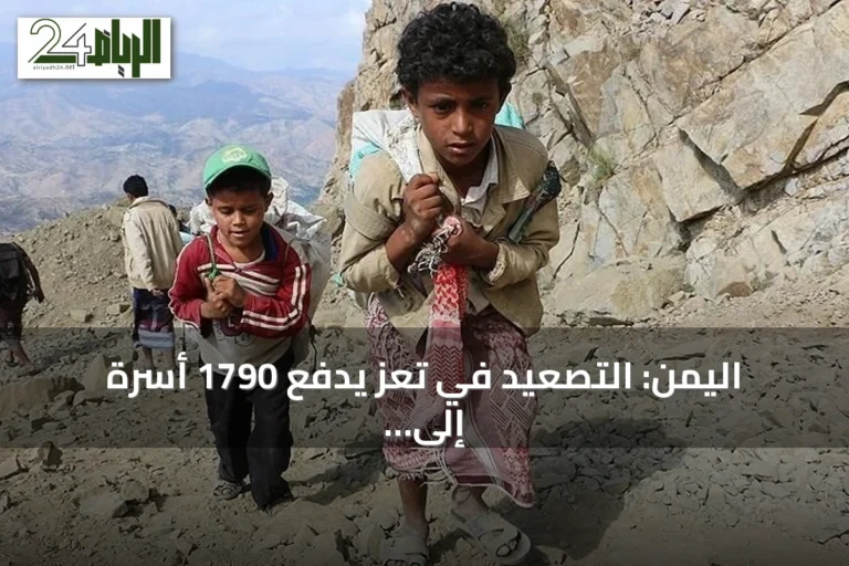 اليمن: التصعيد في تعز يدفع 1790 أسرة إلى النزوح خلال يومين