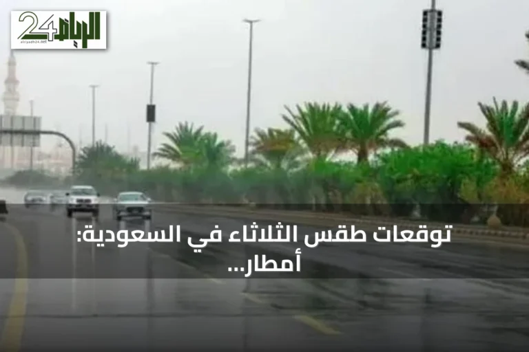 توقعات طقس الثلاثاء في السعودية: أمطار رعدية غزيرة وزخات برد مع رياح نشطة