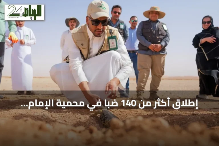 إطلاق أكثر من 140 ضبًا في محمية الإمام عبدالعزيز بن محمد الملكية لدعم التنوع الأحيائي
