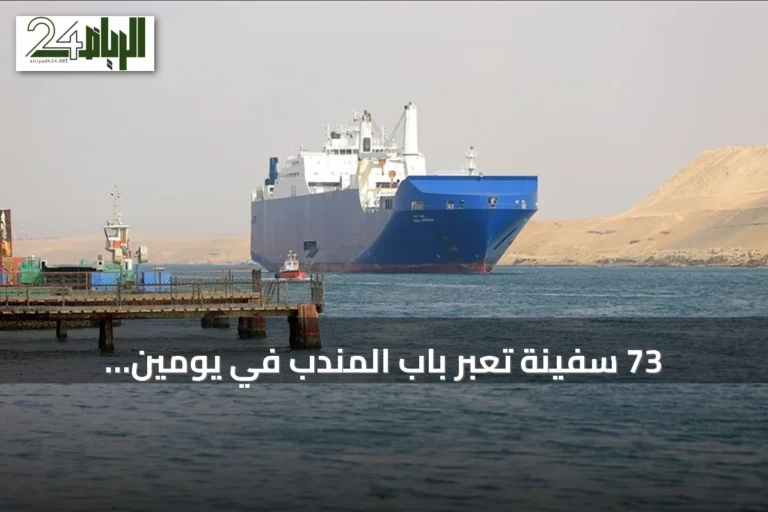 73 سفينة تعبر باب المندب في يومين والحوثيون يؤكدون استمرار الملاحة الدولية