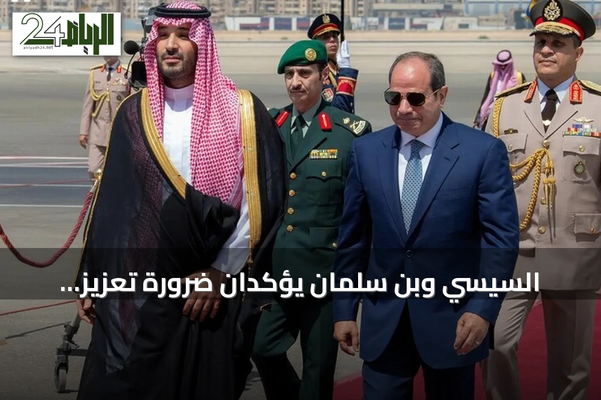 السيسي وبن سلمان يؤكدان ضرورة تعزيز التضامن والتنسيق لمواجهة التحديات الإقليمية