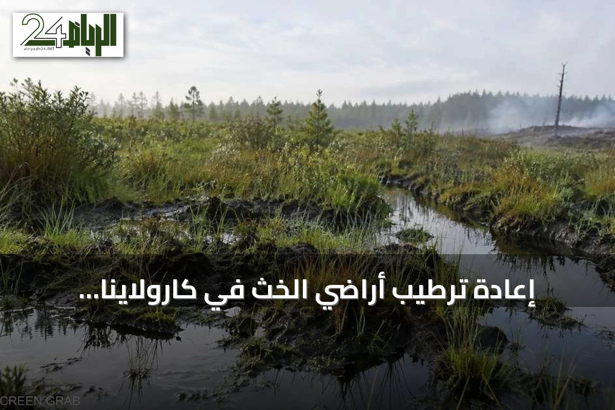 إعادة ترطيب أراضي الخث في كارولاينا الشمالية لمكافحة الحرائق والانبعاثات