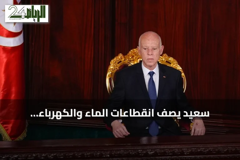 سعيّد يصف انقطاعات الماء والكهرباء بالجريمة ويدعو لمكافحة الفساد