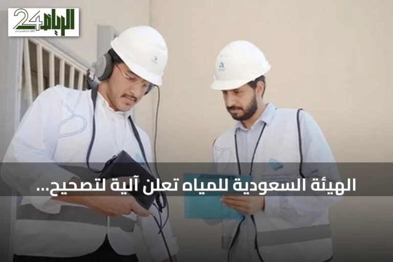 الهيئة السعودية للمياه تعلن آلية لتصحيح فواتير المياه المتأثرة بالتسرب
