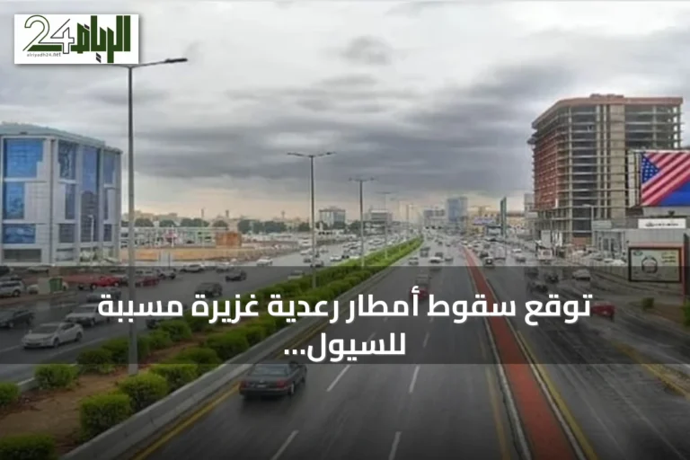 توقع سقوط أمطار رعدية غزيرة مسببة للسيول في جنوب السعودية