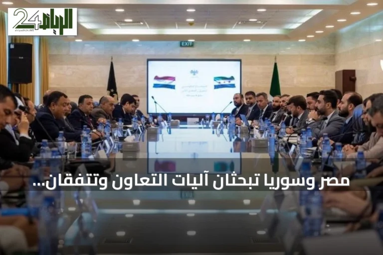 مصر وسوريا تبحثان آليات التعاون وتتفقان على عقد منتدى استثماري مشترك