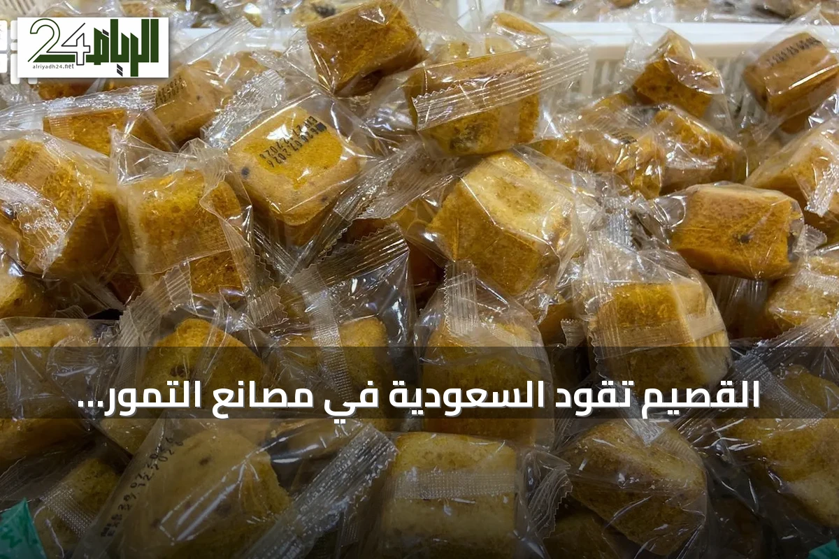 القصيم تقود السعودية في مصانع التمور وإنتاج يتجاوز نصف مليون طن